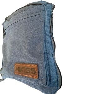 Hikiss Extra Large Packable Duffle Bag with Shoe Compartment (Medium Blue) New